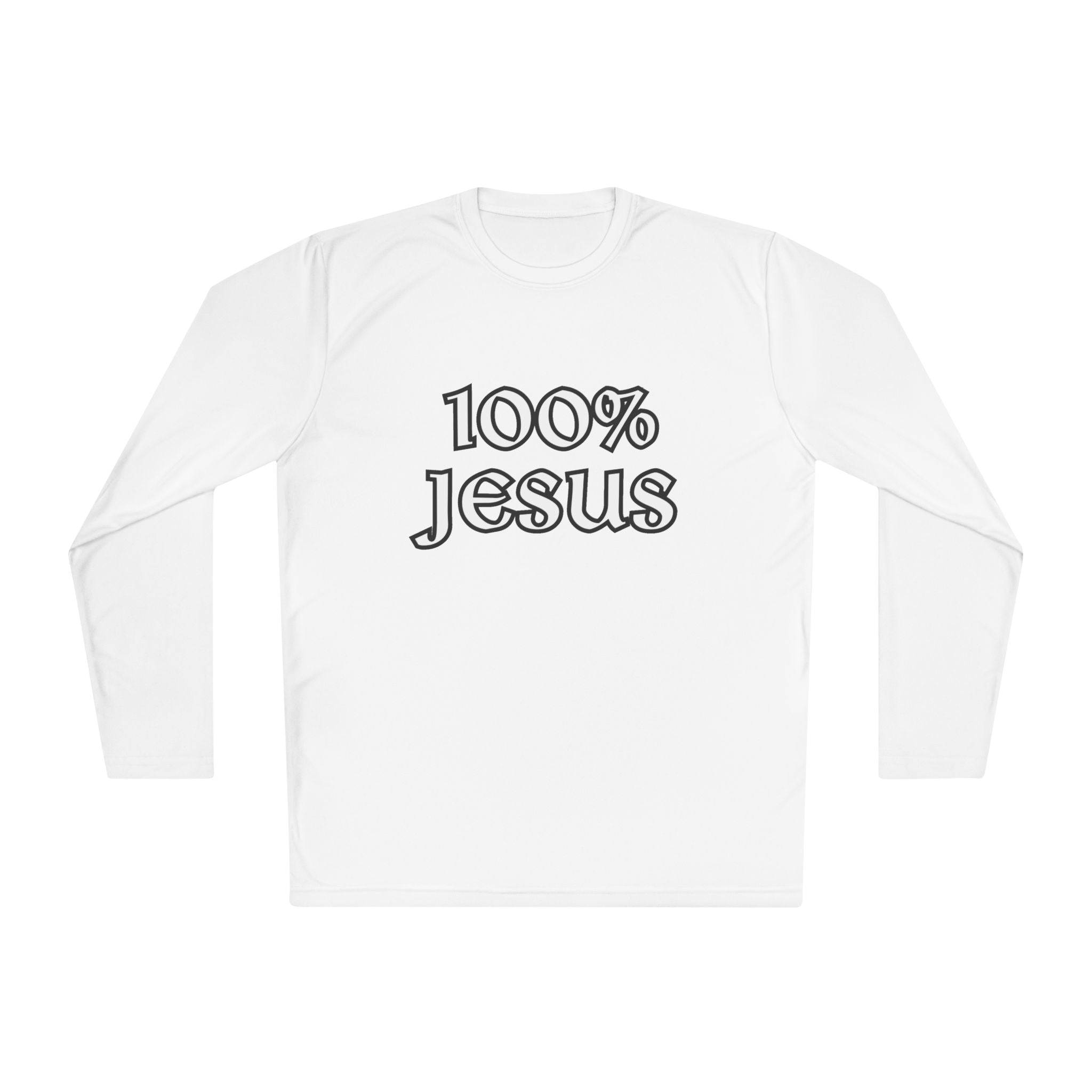 100% Jesus Long Sleeve Tee — Belong to Jesus Christian Faith Shirt
