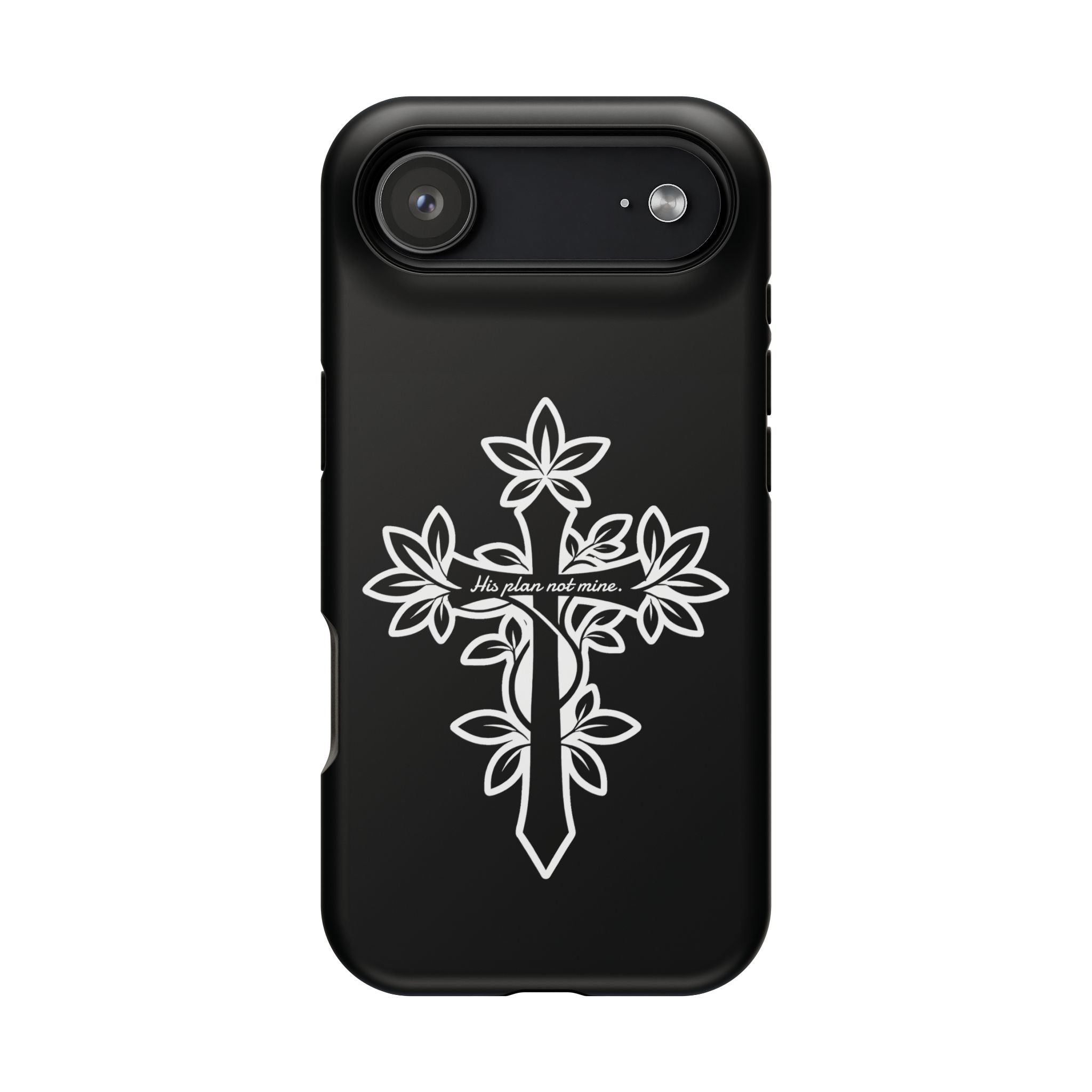 "His Plans Not Mine" Impact-Resistant Phone Case