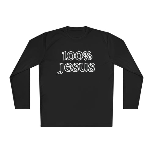 100% Jesus Long Sleeve Tee — Belong to Jesus Christian Faith Shirt