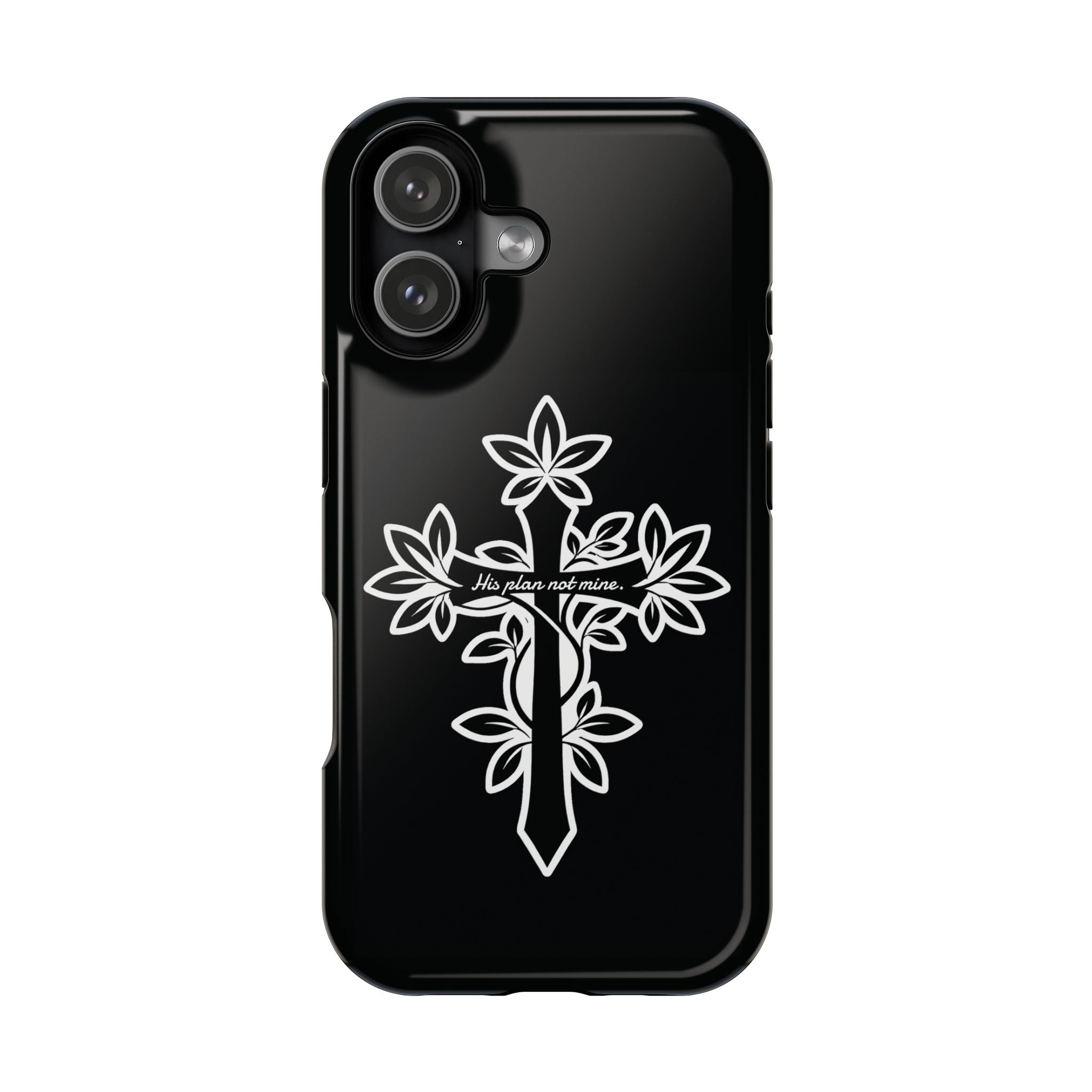 "His Plans Not Mine" Impact-Resistant Phone Case