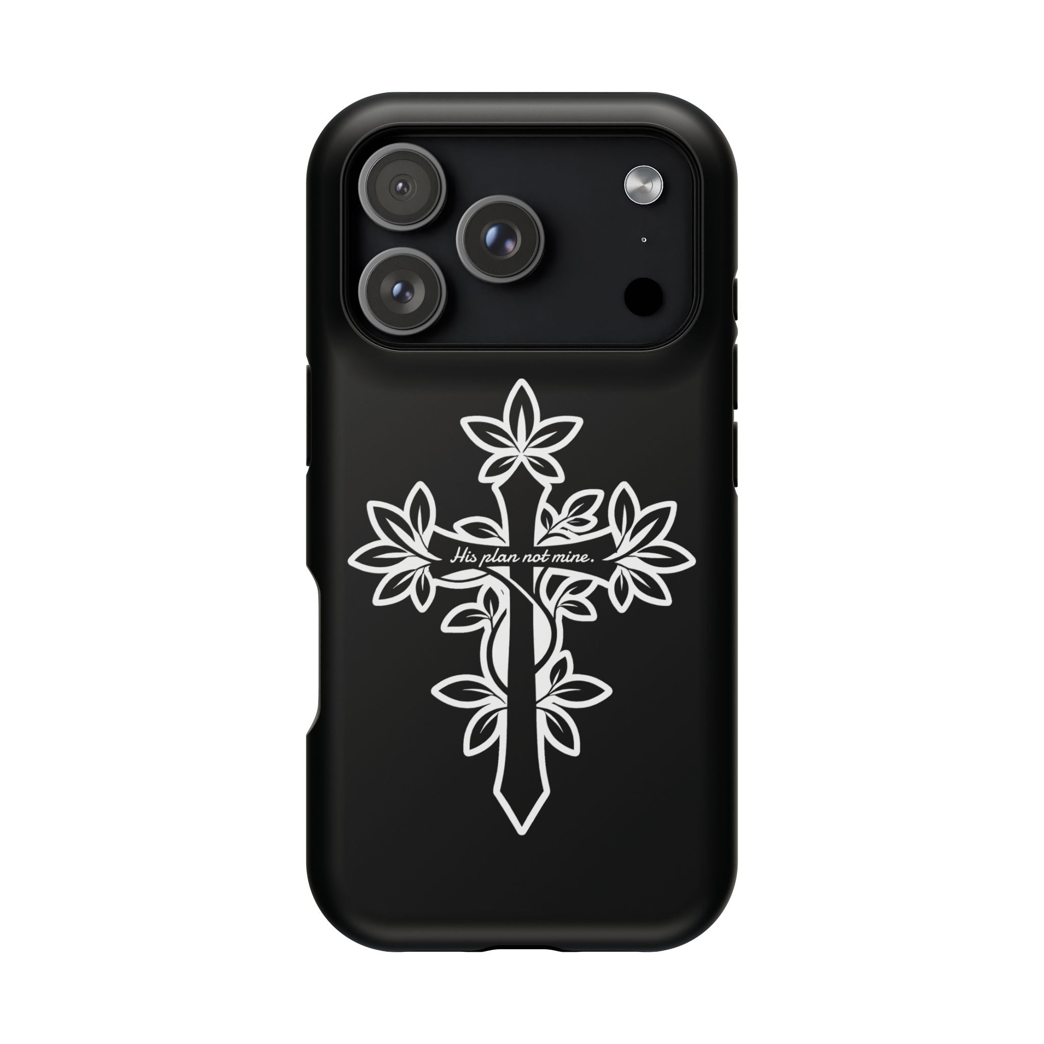 "His Plans Not Mine" Impact-Resistant Phone Case